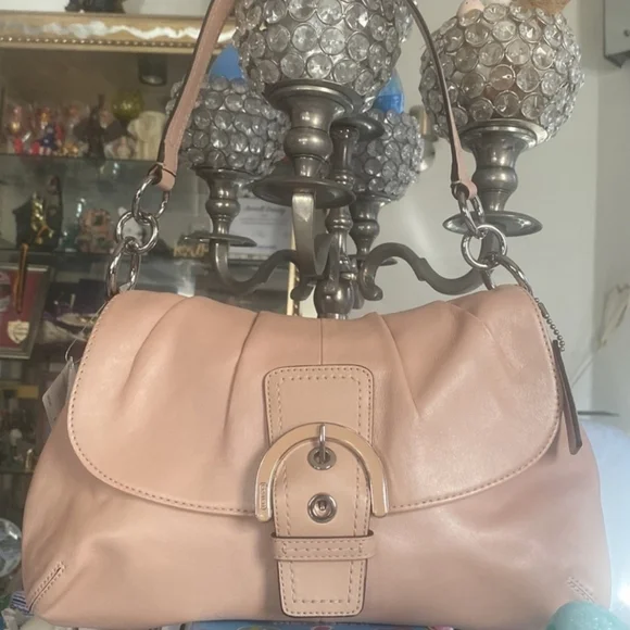 COACH PEACHY PEARL shoulder bag! NWT - Picture 7 of 15